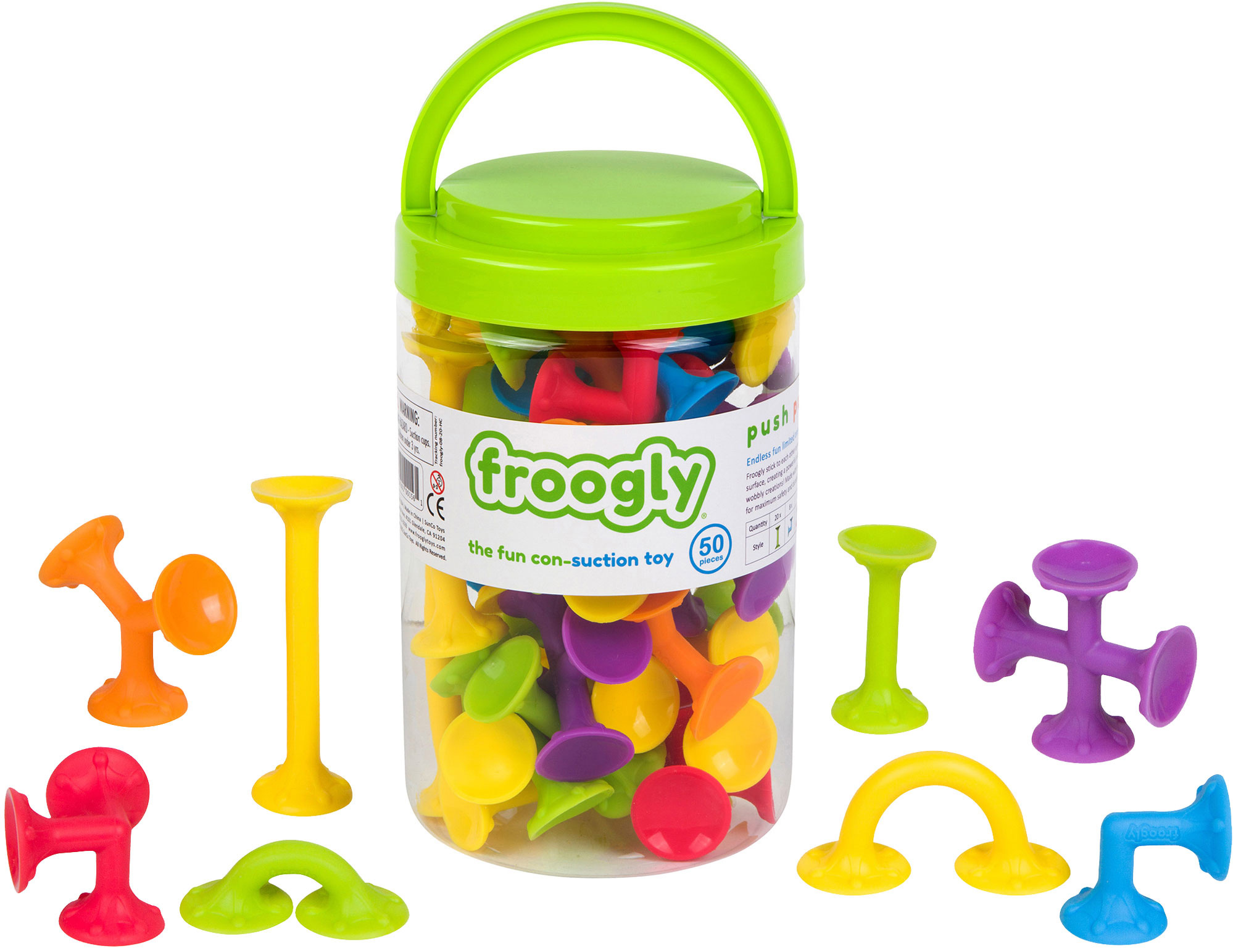 Froogly 50 pcs, innovative design providing stronger suction power